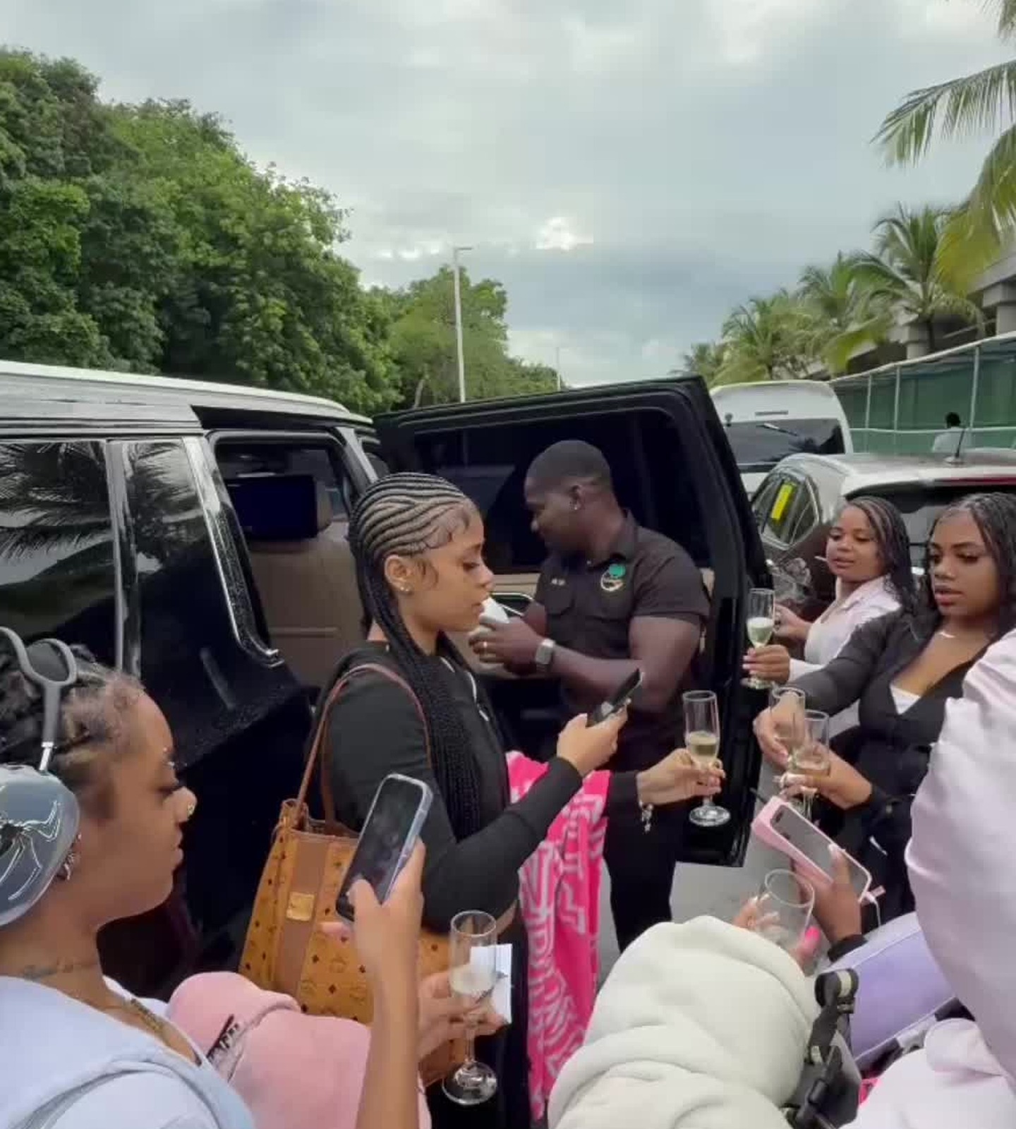 Collins welcoming guests during a Mr Collins Travel arrival in Punta Cana